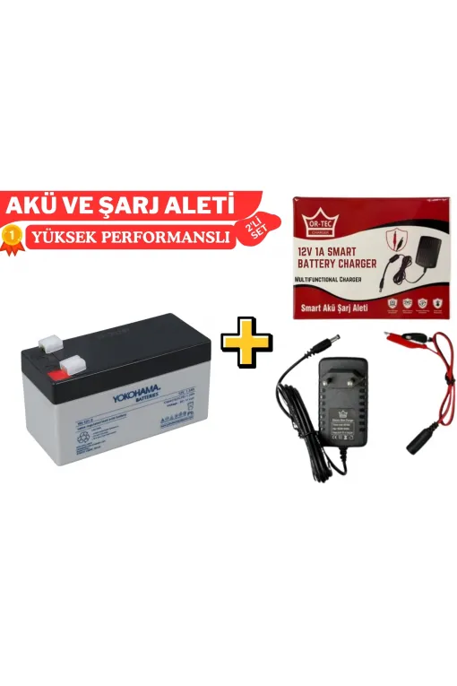 Yokohama 12volt 1.3 Amper ve Ortec 12volt 1Amper Şarj Cihazı Yokohama 12volt 1.3 Amper ve Ortec 12volt 1Amper Şarj Cihazı